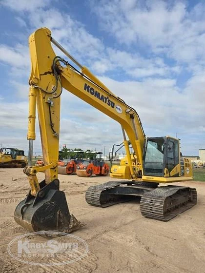 Used Excavator in yard